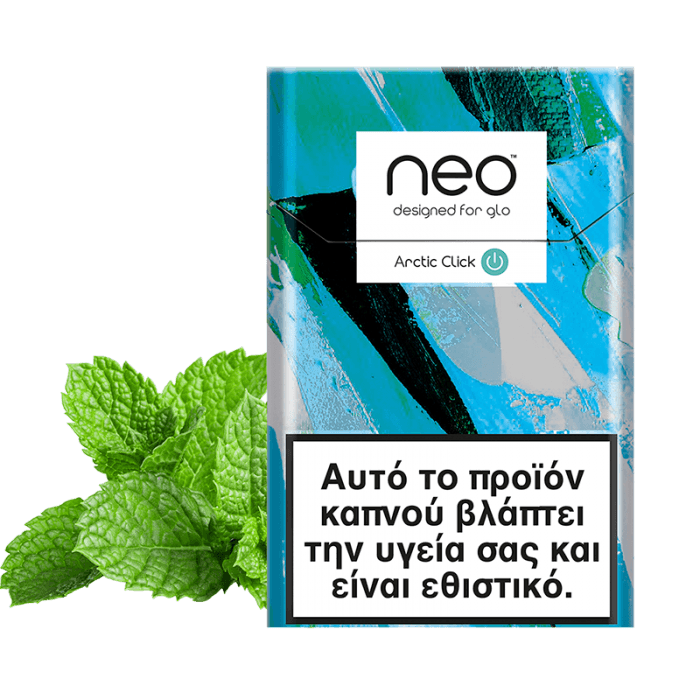 New Glo Hyper Neo Demi Slims Artic Click Heated Tobacco Sticks - We Love Offers